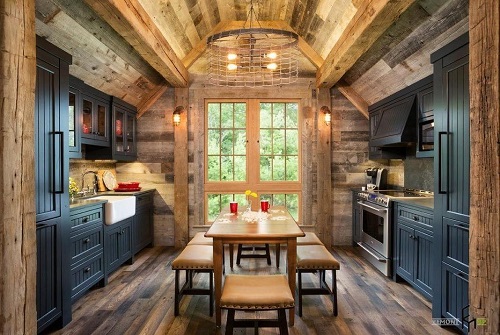 Căn bếp sang trọng với nội thất gỗ đơn giản |NT-136